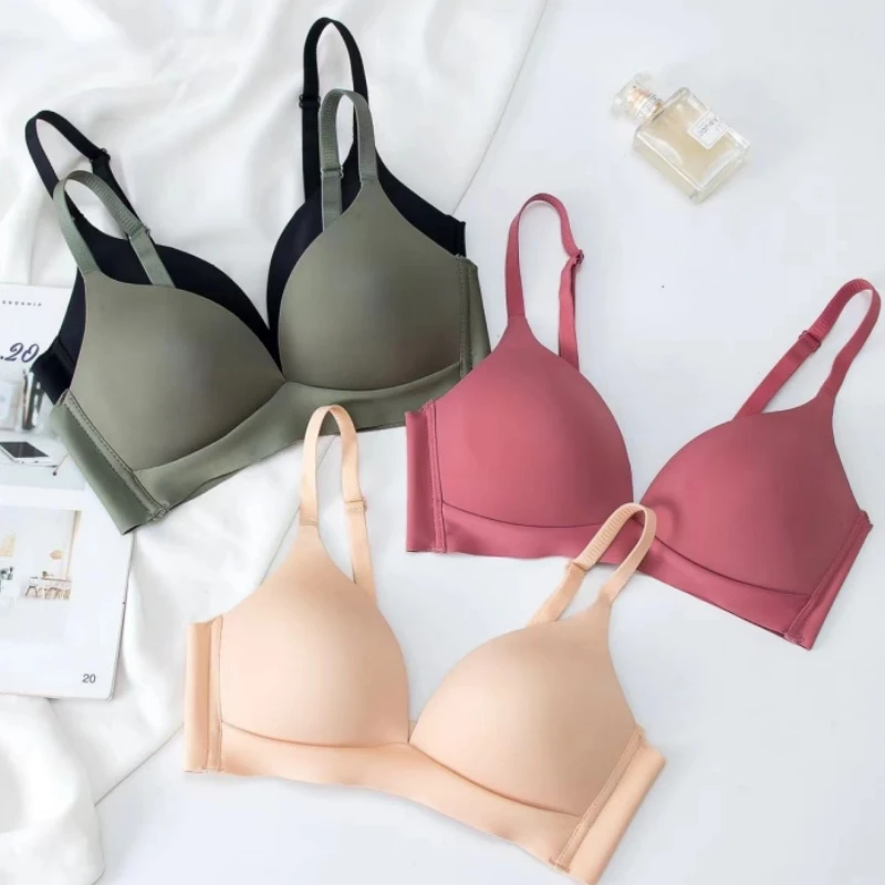 Bralette Wireless Soft - Japanese Style Seamless Push‑Up Bra for