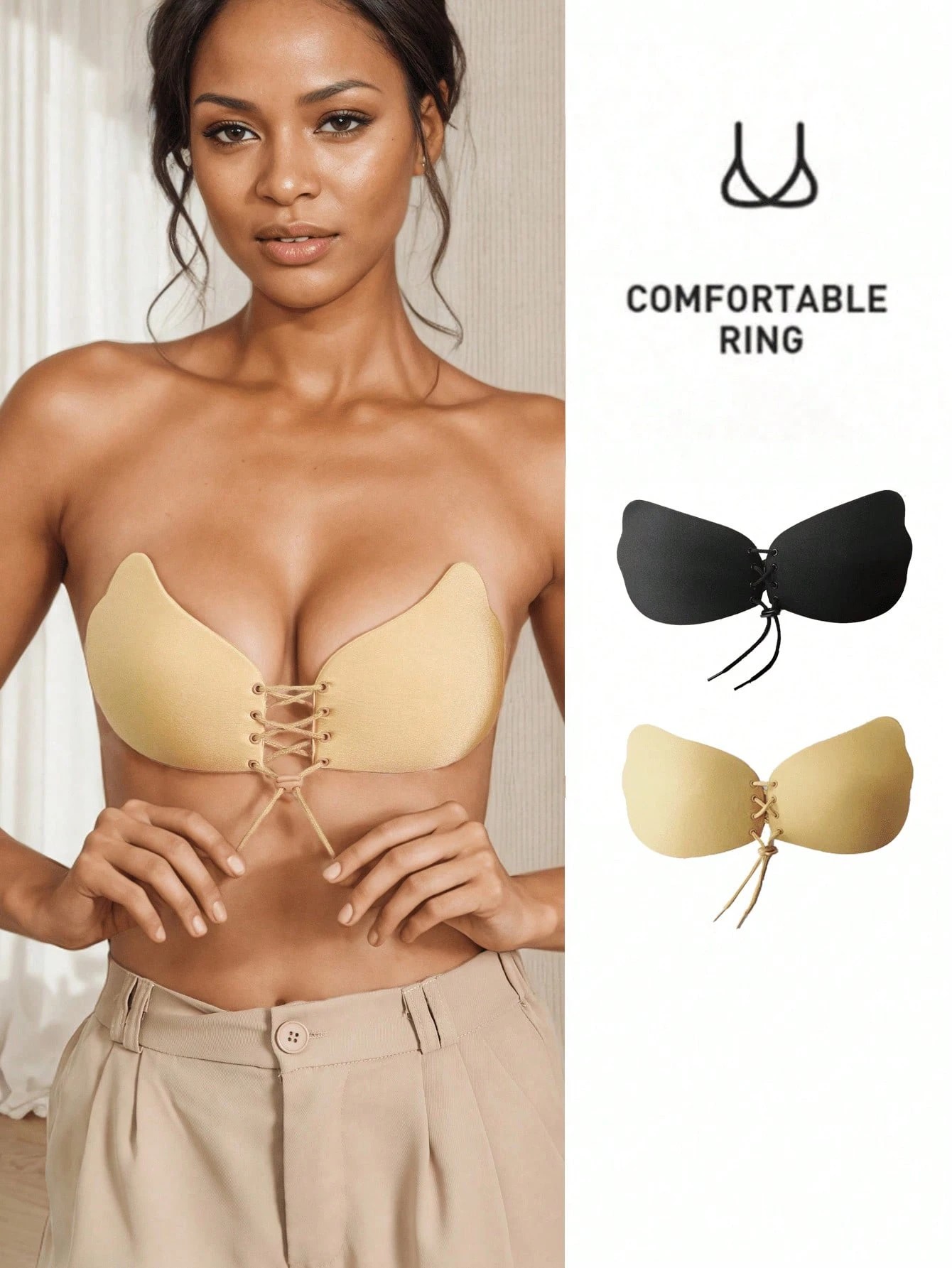 1 Pc Sticky Bra, Backless Stra - Strapless Bra Backless review and price